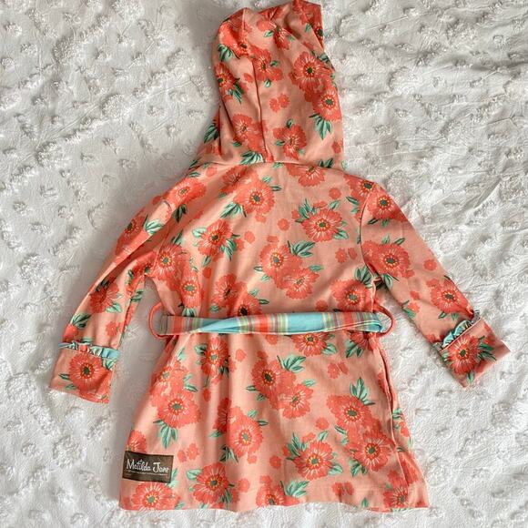 Matilda Jane Summer Showers Floral Bath Robe XS 2T Baby Toddler Girl - Picture 2 of 4